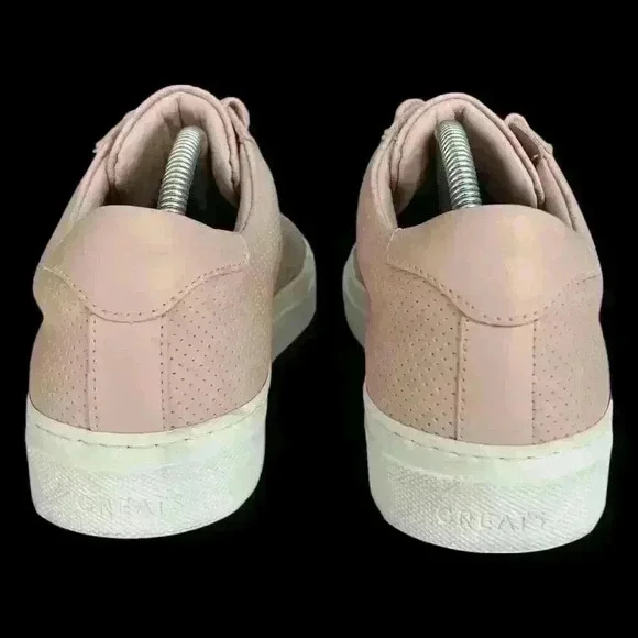 Greats Brooklyn The Royal Pink Perforated Leather Sneaker Italy Size 8.5 - Picture 4 of 15